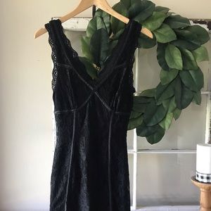 Black Lace Bebe Dress
